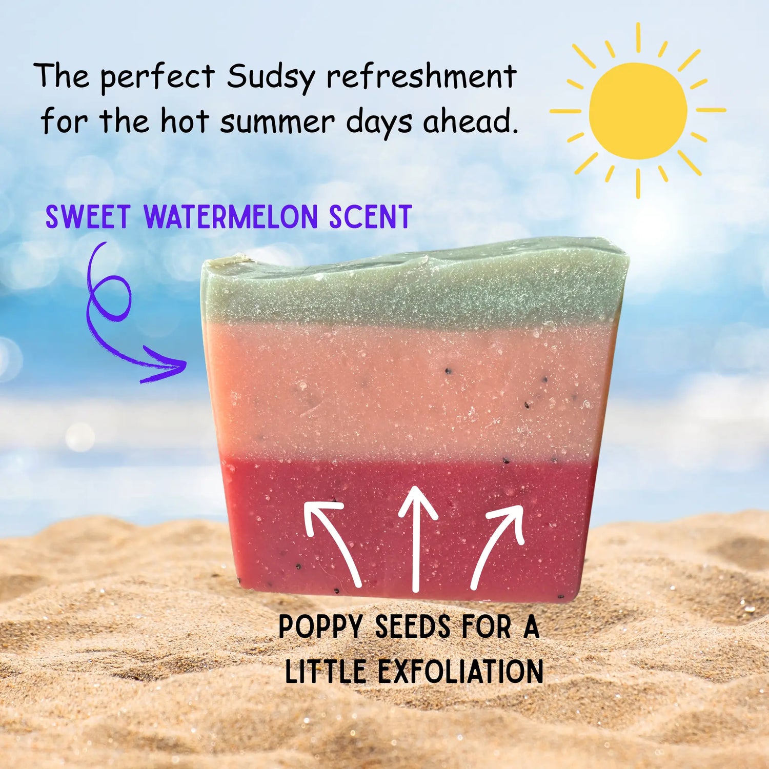 Cool Watermelon Fresh Suds Soapery