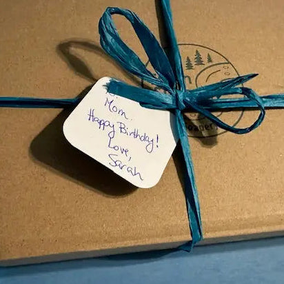 Giftbox - Unwrapped, hemp cord & gift tag Fresh Suds Soapery Eco-friendly packaging