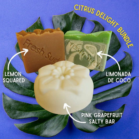 3 bar bundles - Citrus Delight Fresh Suds Soapery