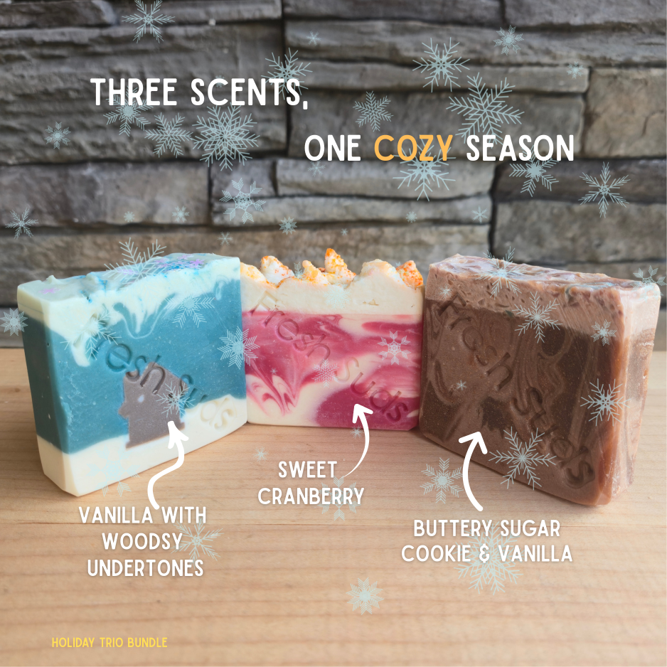 Holiday Trio Soap Bundle - Limited Quantity!