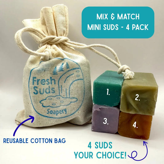 Mini Suds - Mix & Match 4 pack Fresh Suds Soapery