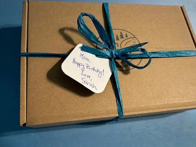 Giftbox - Unwrapped, hemp cord & gift tag Fresh Suds Soapery  Eco-friendly packaging