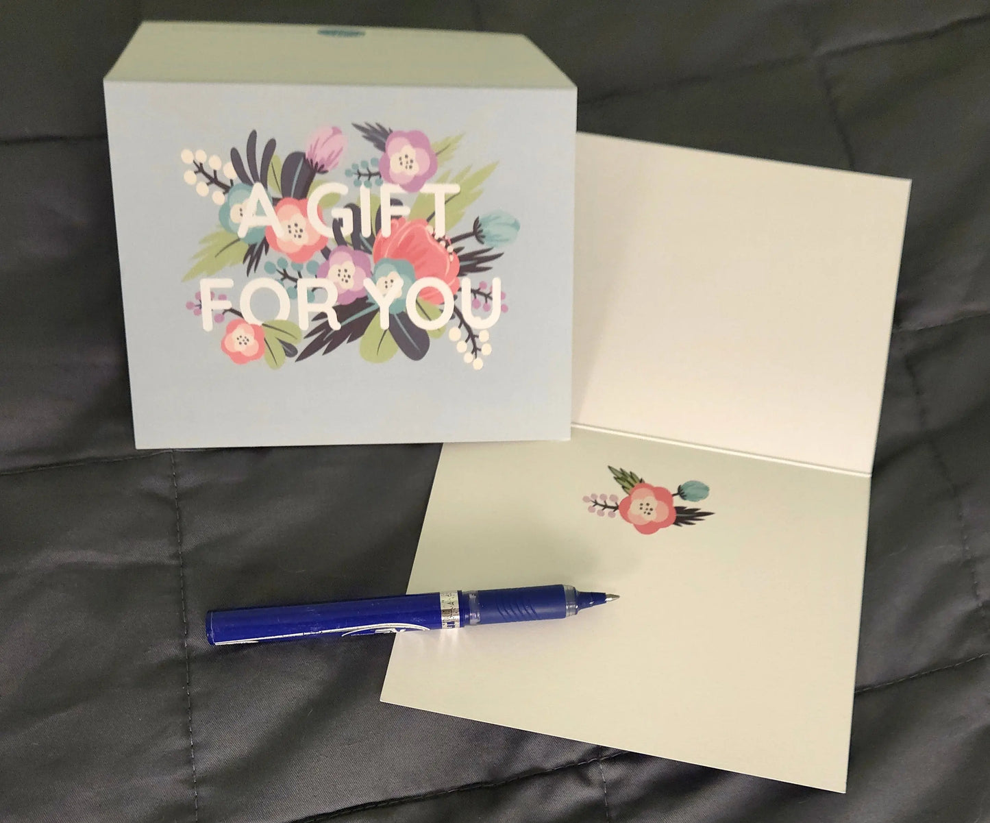 Giftbox - 'Gift For You' greeting card Fresh Suds Soapery 