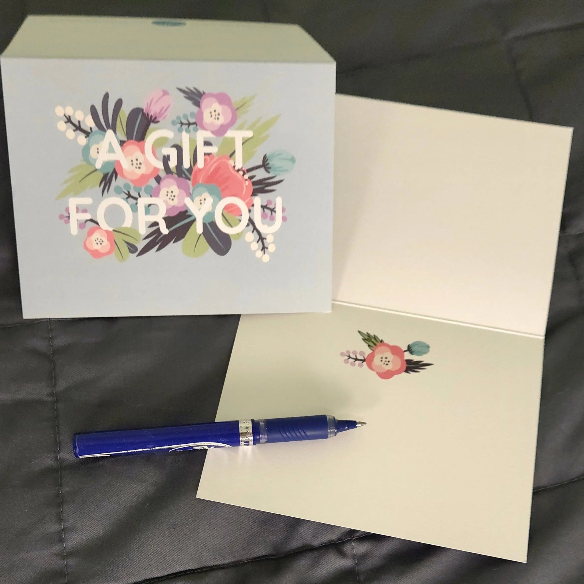 Giftbox - 'Gift For You' greeting card Fresh Suds Soapery 