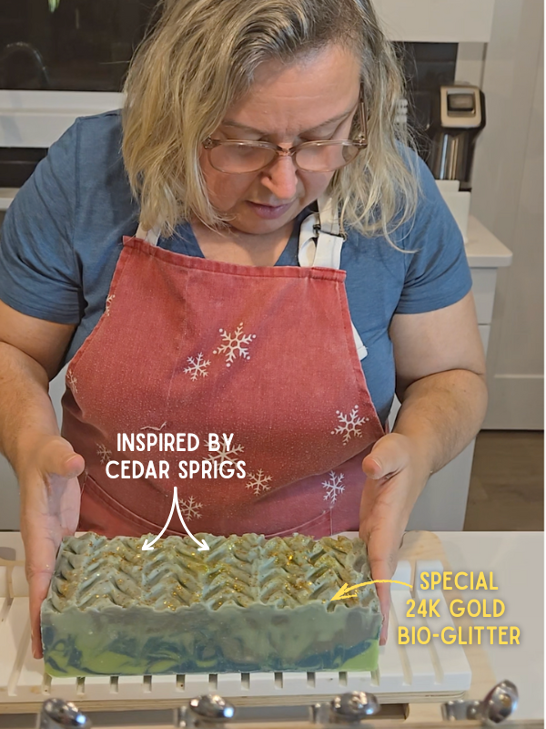 Whispering Cedar Soap Dish & Bar Bundle