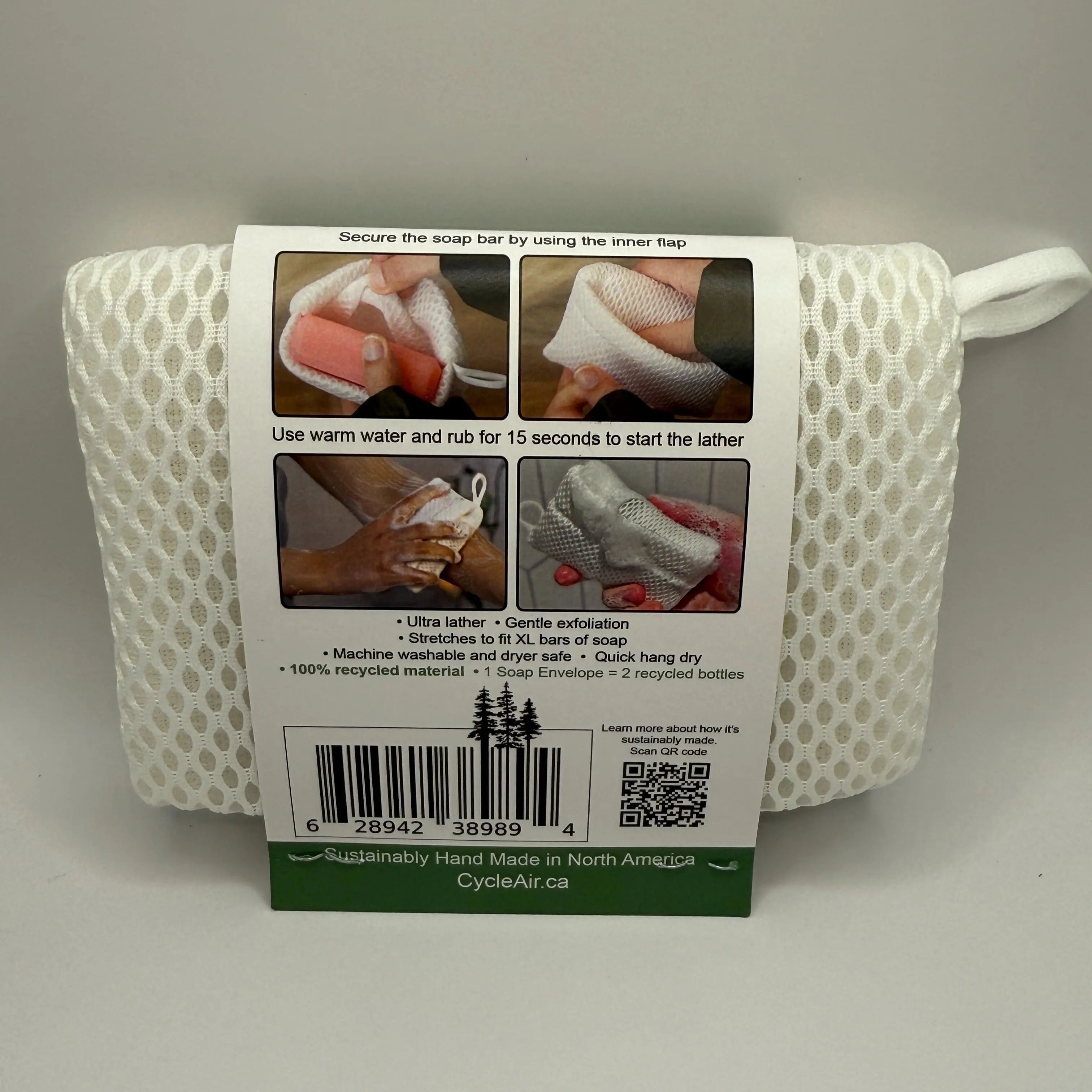 Soap Envelope Fresh Suds Soapery - exfoliation soap accessory