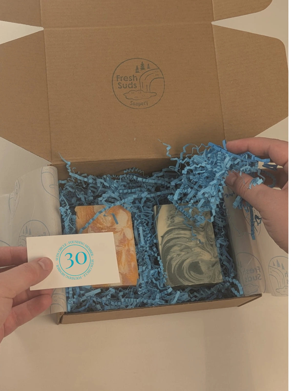 The Suds Circle welcome package