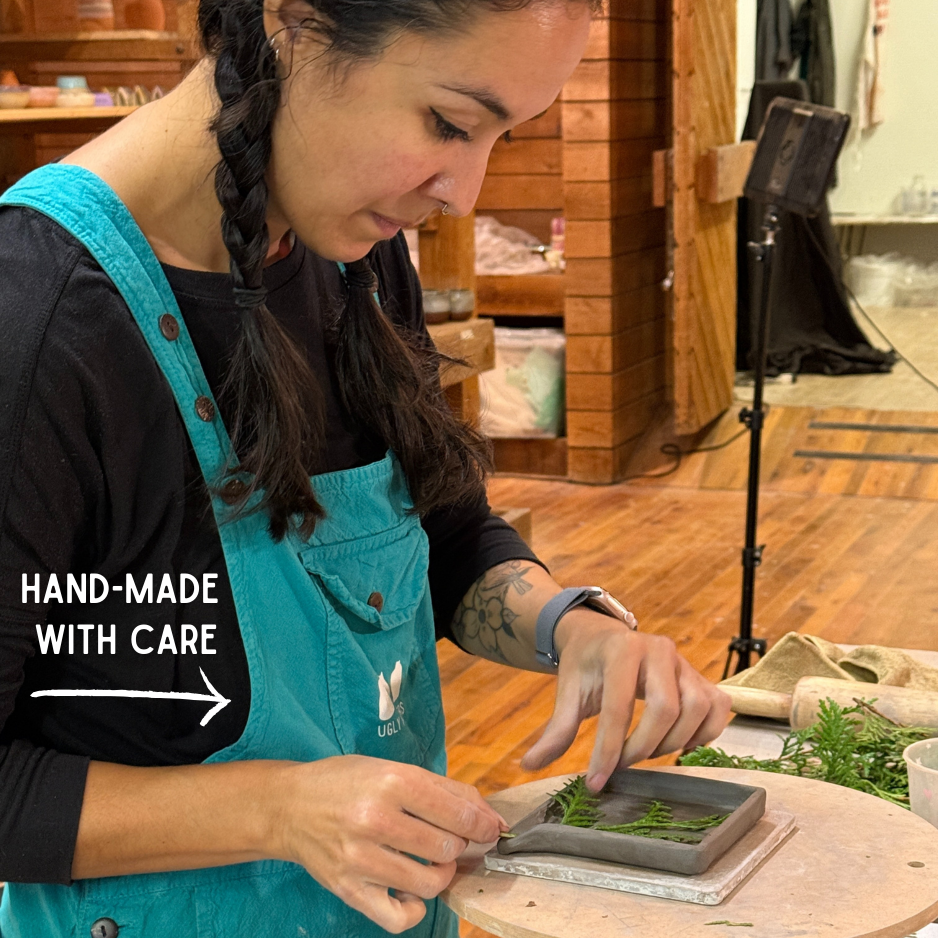 Whispering Cedar Soap Dish & Bar Bundle