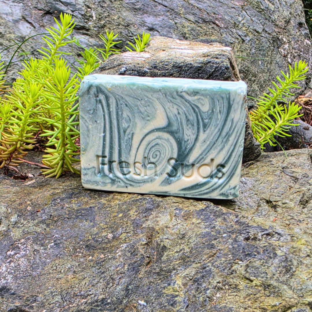 Glacier Arctic Mineral Clay Soap Bar - half of the Arctic Duo