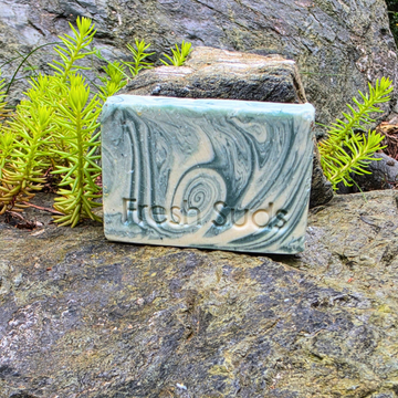 Glacier Arctic Mineral Clay Soap Bar - half of the Arctic Duo